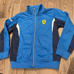 EUC 🚘 Ferrari sz 5 zip up youth